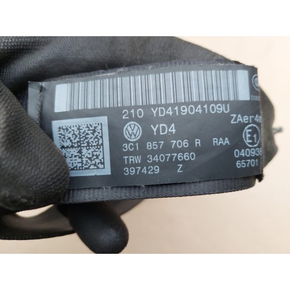 Volkswagen Passat B6-B7 biztonsági öv jobb első