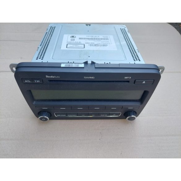 Skoda Fabia II-Roomster CD-rádió SWING