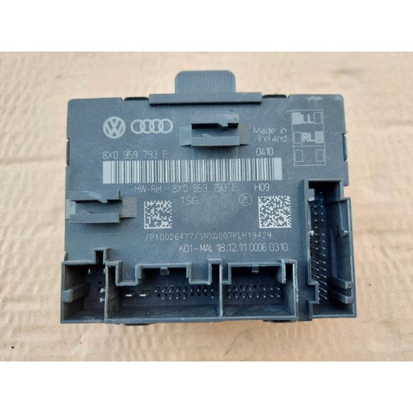 Skoda Superb II ajtóvezérlő elektronika bal első
