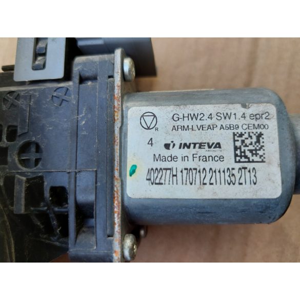 Citroen C4 II ablakemelő szerkezet motorral bal első